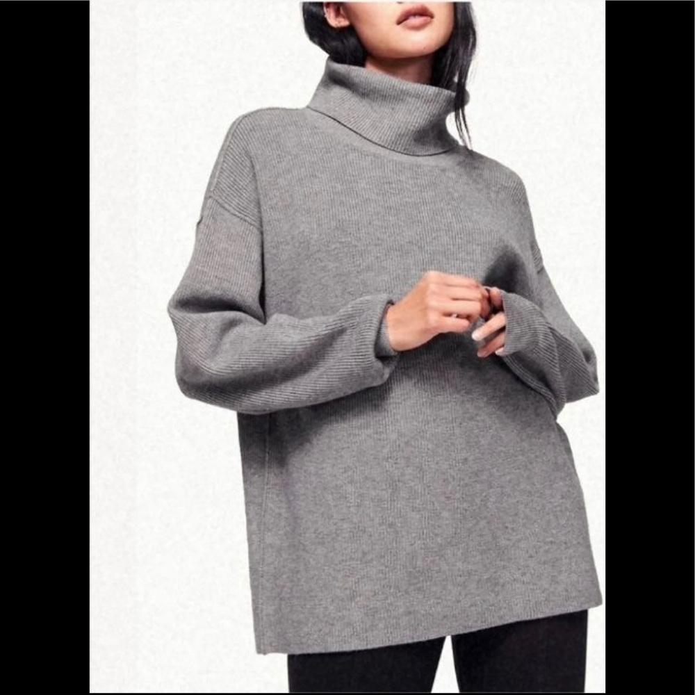 Free People Softly Structured Knit Tunic XS